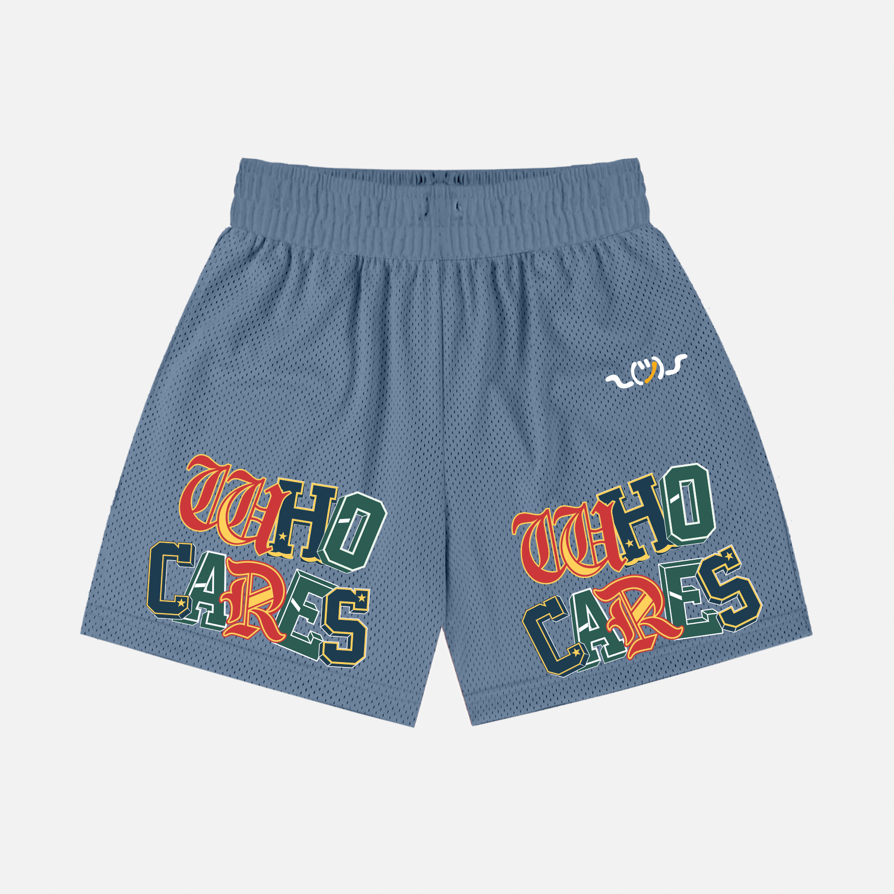 WC 9 YEAR REMIX MESH SHORTS - SLATE BLUE – WHOCARESSUPPLYCO