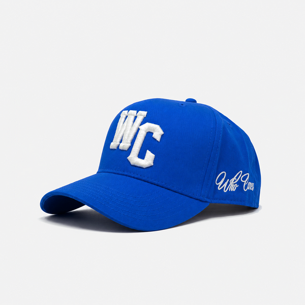 WC 5 PANEL SNAP BACK - ROYAL/WHITE