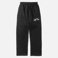 WC CURSIVE EMB HEAVYWEIGHT SWEATS - BLACK/WHITE