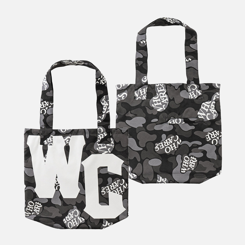 WC CAMO TOTE BAG - BLACKOUT