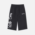 (PRE-ORDER) WC CURSIVE 3/4 SWEATS - BLACK