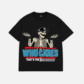 WC X BL "THAT'S THE BOTTOMLINE" TEE - BLACK