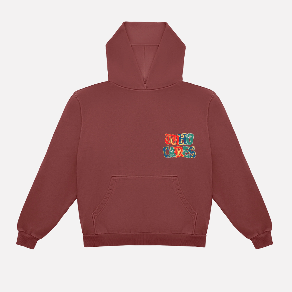 WC 9 YEAR REMIX HOODIE - BURGUNDY
