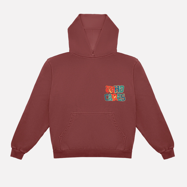 WC 9 YEAR REMIX HOODIE - BURGUNDY
