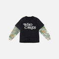 WC SCRIPT "FOR THE KIDS" LONG SLEEVE COMBO TEE - CAMO/BLACK