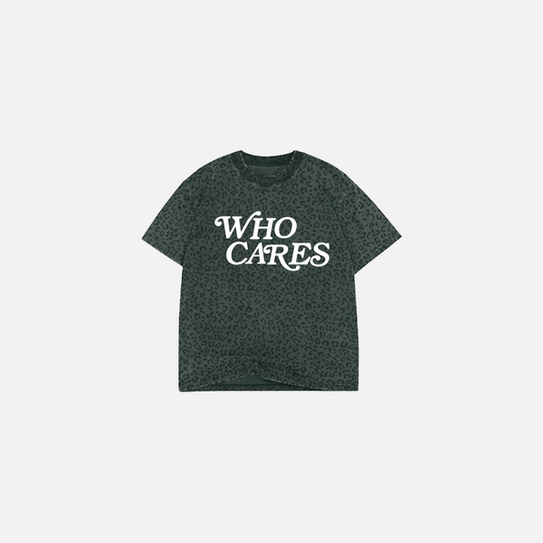 *PRE-ORDER* WC SCRIPT "FOR THE KIDS" TEE - TONAL CHEETAH/WHITE