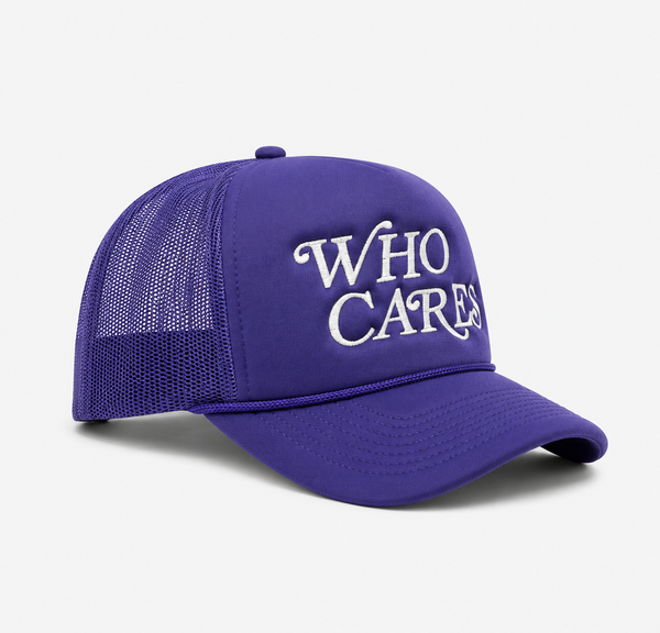 WC SCRIPT TRUCKER - PURPLE/WHITE