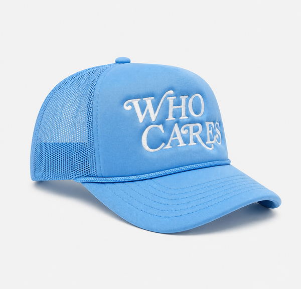 WC SCRIPT TRUCKER - LIGHT BLUE/WHITE
