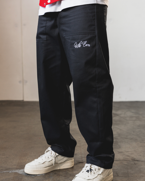 WC WORKWEAR PANTS - BLACK/WHITE