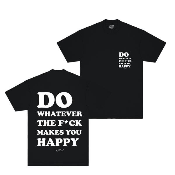 WC DO WHATEVER TEE - BLACK/WHITE