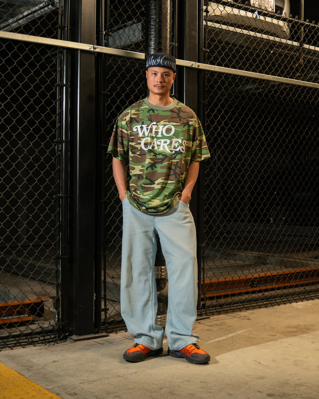 WC SCRIPT TEE - VINTAGE CAMO