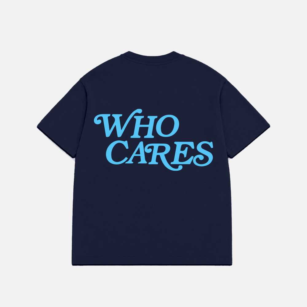 WC SCRIPT TEE - NAVY/THUNDER BLUE