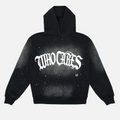 WC GOTH ARC PAINT SPLAT HOODIE - FADED BLACK