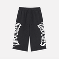 WC GOTH ARC 3/4 SWEATS - FADED BLACK
