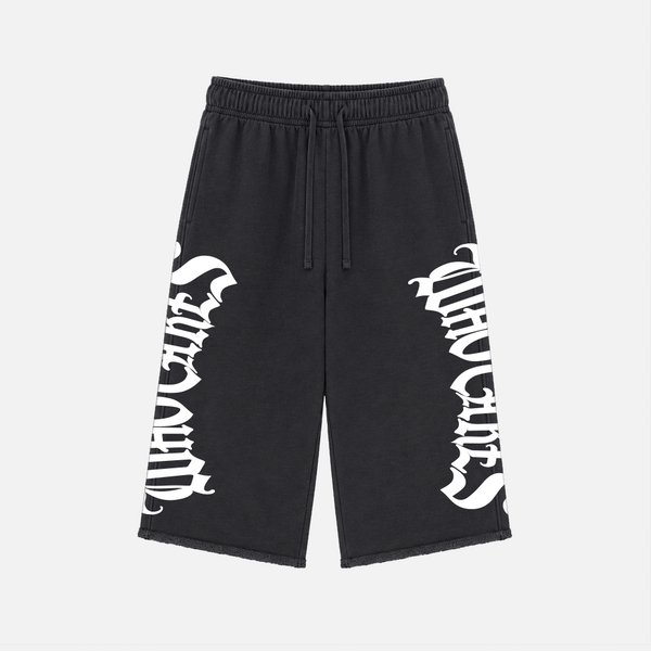 WC GOTH ARC 3/4 SWEATS - FADED BLACK