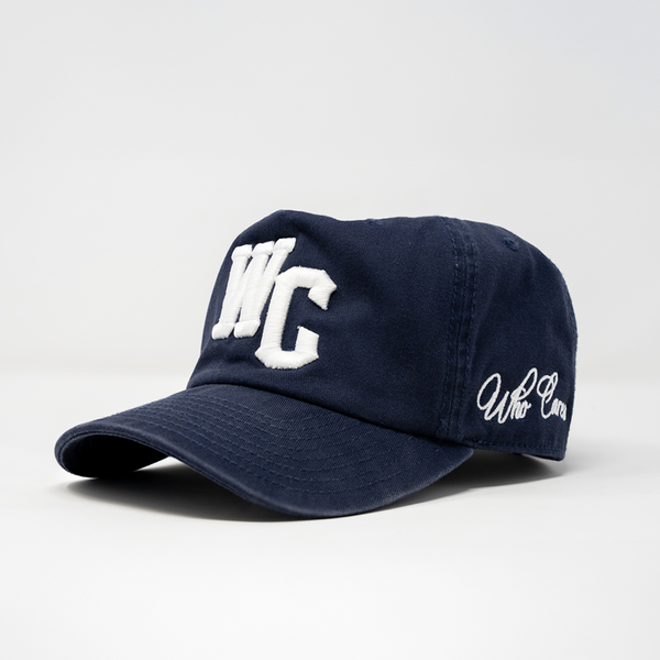 WC PRM 5 PANEL CAP - WASHED NAVY