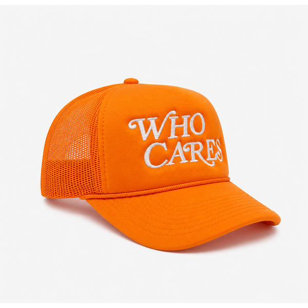 WC SCRIPT TRUCKER - SAFETY ORANGE/WHITE