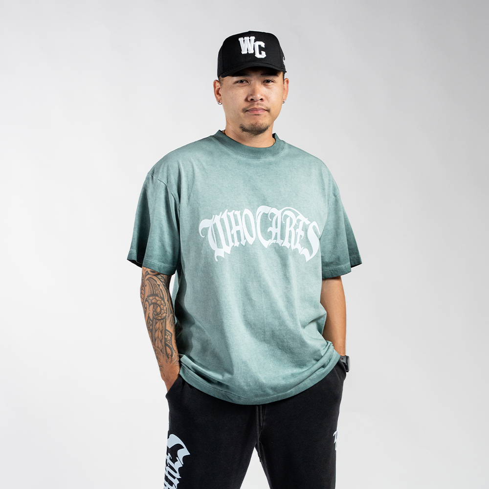 WC GOTH ARC TEE - WASHED SEAFOAM