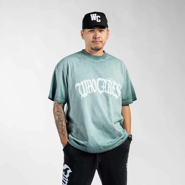 WC GOTH ARC TEE - WASHED SEAFOAM