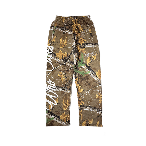WC CURSIVE SWEATS - REAL TREE CAMO