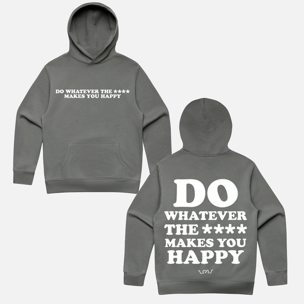 WC DO WHATEVER HOODIE - FADED BLACK/WHITE