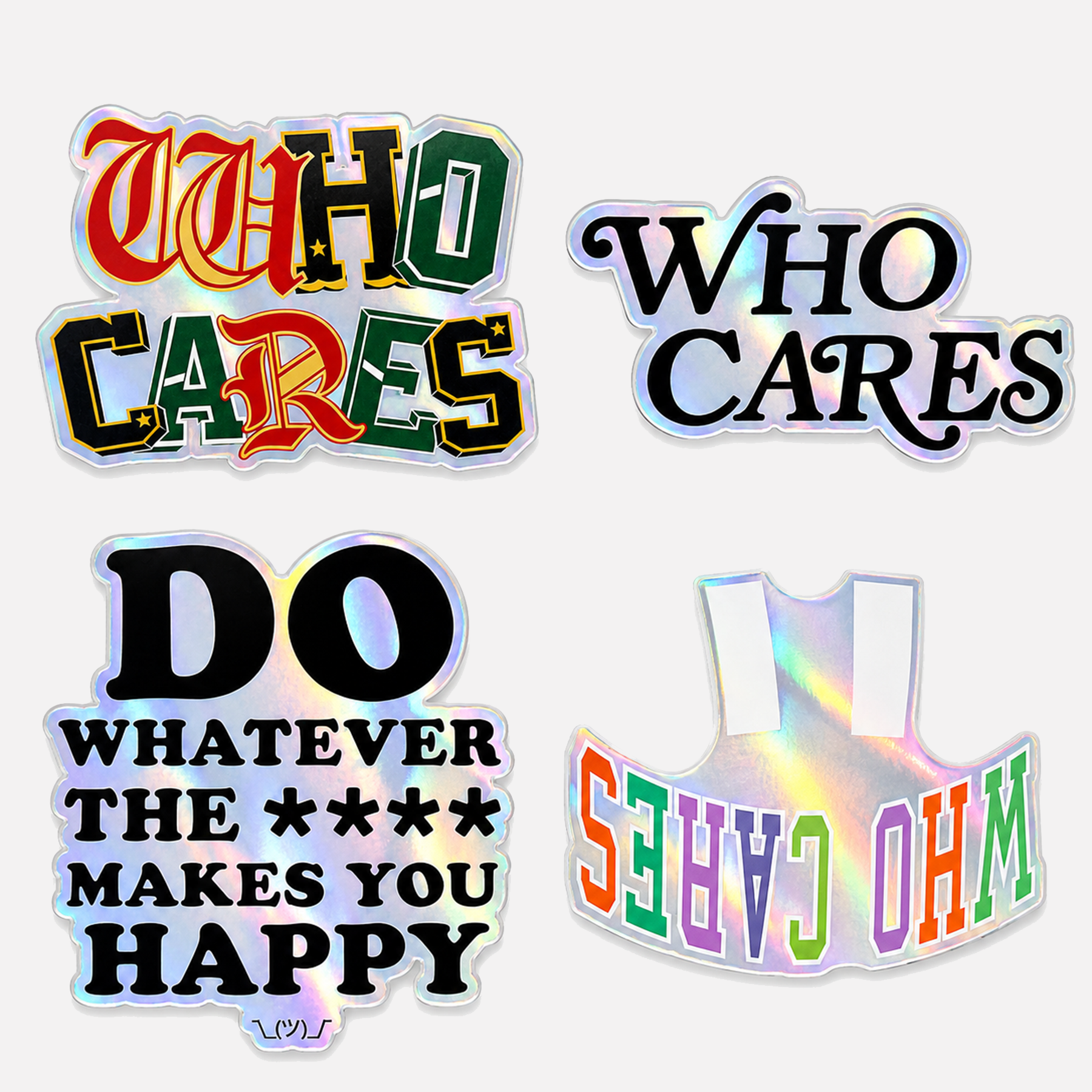WC PRM STICKER 4 PACK - MULTI