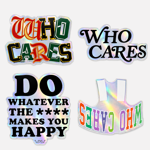 WC PRM STICKER 4 PACK - MULTI