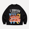 WC X EE "I SURVIVED" LONG SLEEVE - BLACK