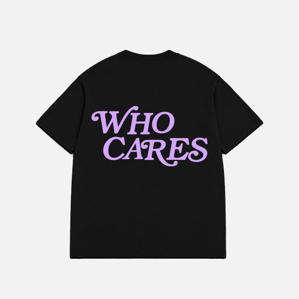 WC SCRIPT TEE - BLACK/VALKS VIOLET