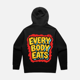 WC EE "PAID IN FULL" HOODIE - BLACK/MULTI