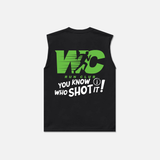 WCRC X JSQUARED CUT OFF - BLACK/WHITE/LIME