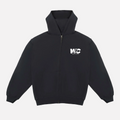 WCRC ZIP UP HOODIE - BLACK