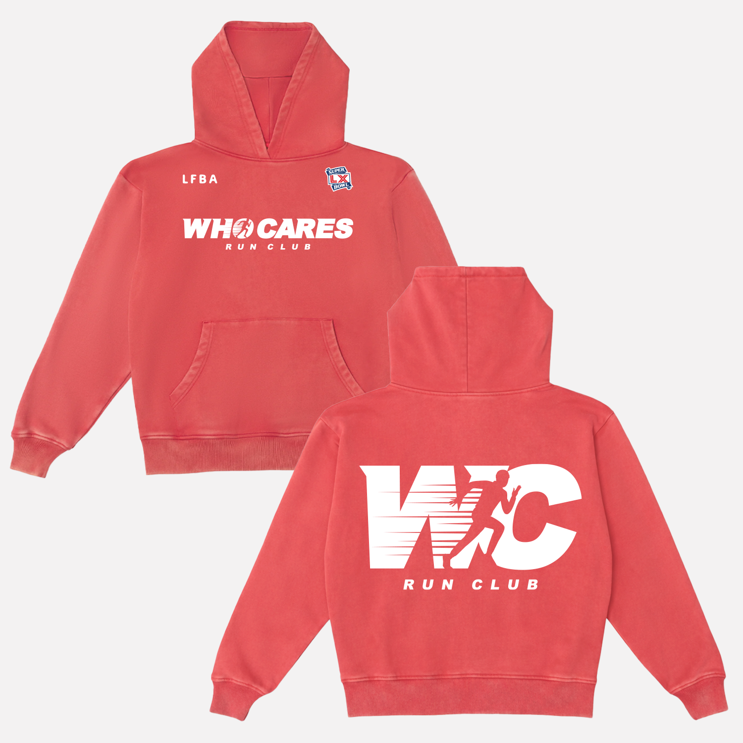 WCRC "SUPER BOWL" PRM HOODIE - VINTAGE RED/WHITE