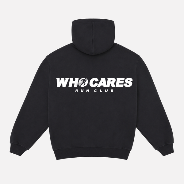 WCRC ZIP UP HOODIE - BLACK