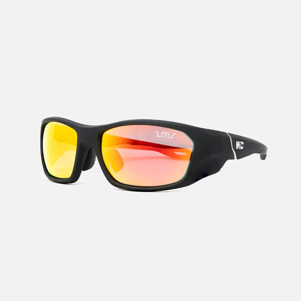 WC SPORT POLARIZED SHADES 002 - BLACK/SUNSET