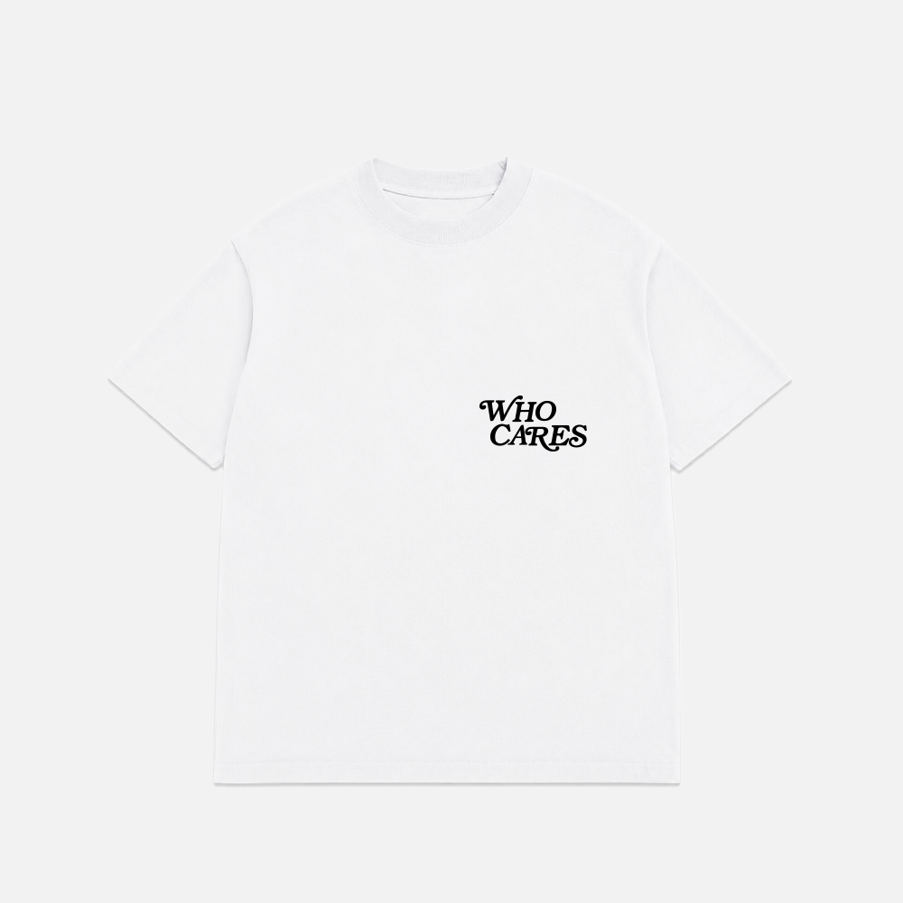 WC SCRIPT TEE - WHITE/BLACK