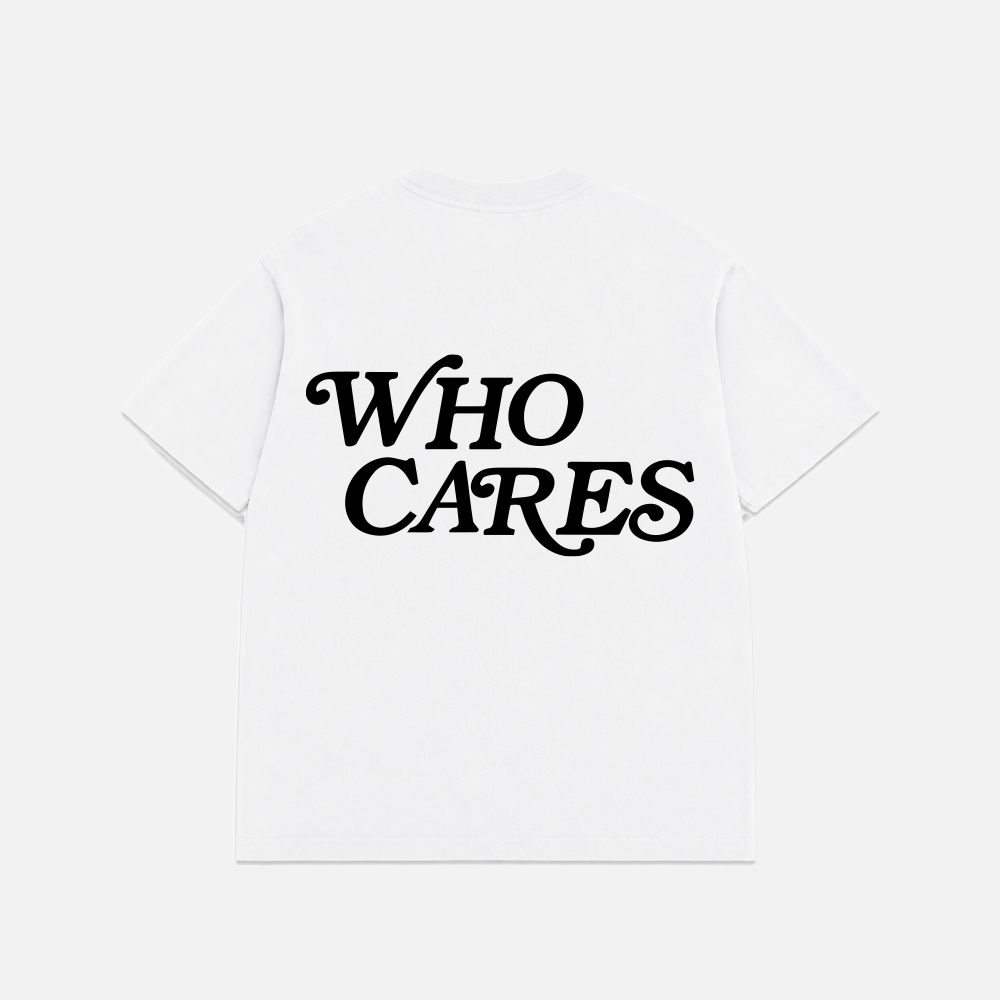 WC SCRIPT TEE - WHITE/BLACK