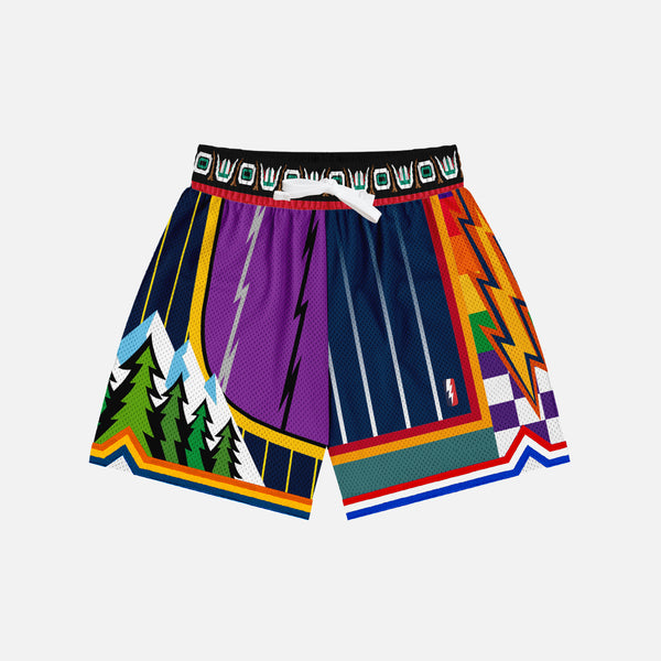 WC X CS "WHAT THE?!" 1.5 PRM MESH SHORTS - MULTI