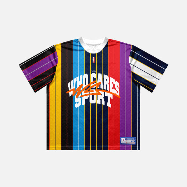 WC X CS "WHAT THE?!" JERSEY TEE - BLACK/MULTI