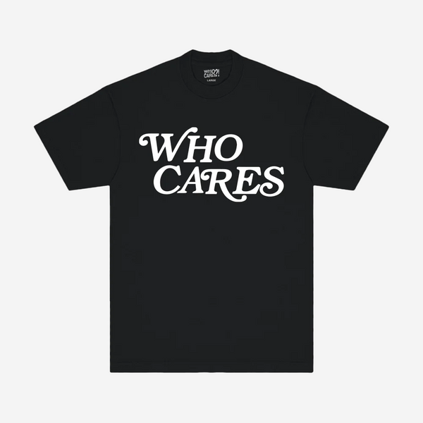 WC SCRIPT PUFF TEE - BLACK/WHITE