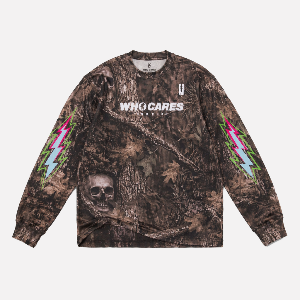 WCRC X SAVS X CS DEAD TREE CAMO ACTIVE LONG SLEEVE - MULTI