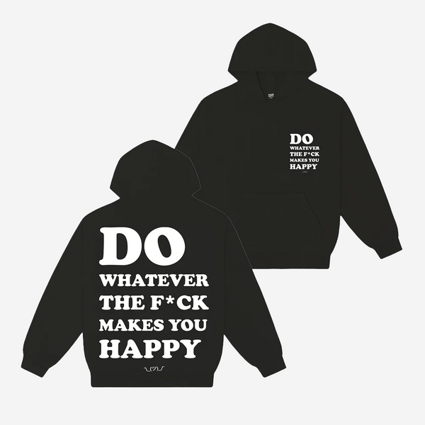 WC DO WHATEVER HOODIE - BLACK/WHITE