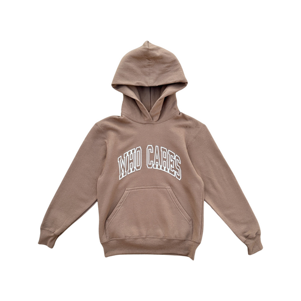 *BF EXCLUSIVE* WC ARC PUFF YOUTH HOODIE - KHAKI/WHITE