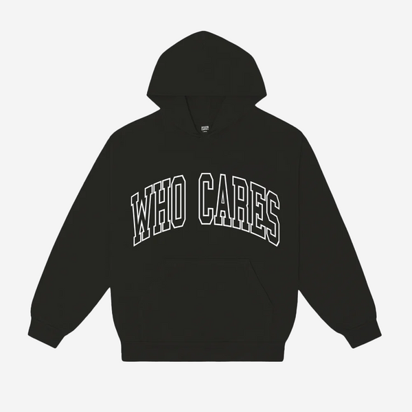 WC ARC PUFF HOODIE - BLACK/WHITE