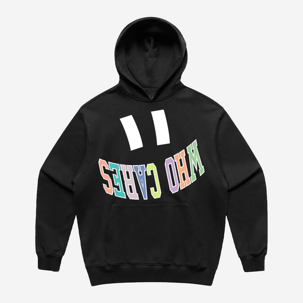 WC SMILE HOODIE - BLACK/MULTI