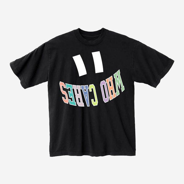 WC SMILE TEE - BLACK/MULTI